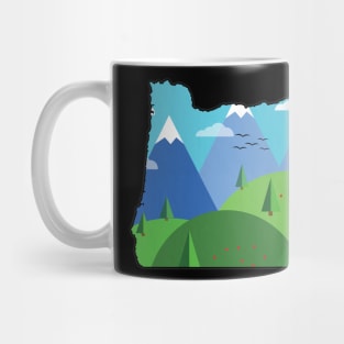 Oregon State Outline Mug